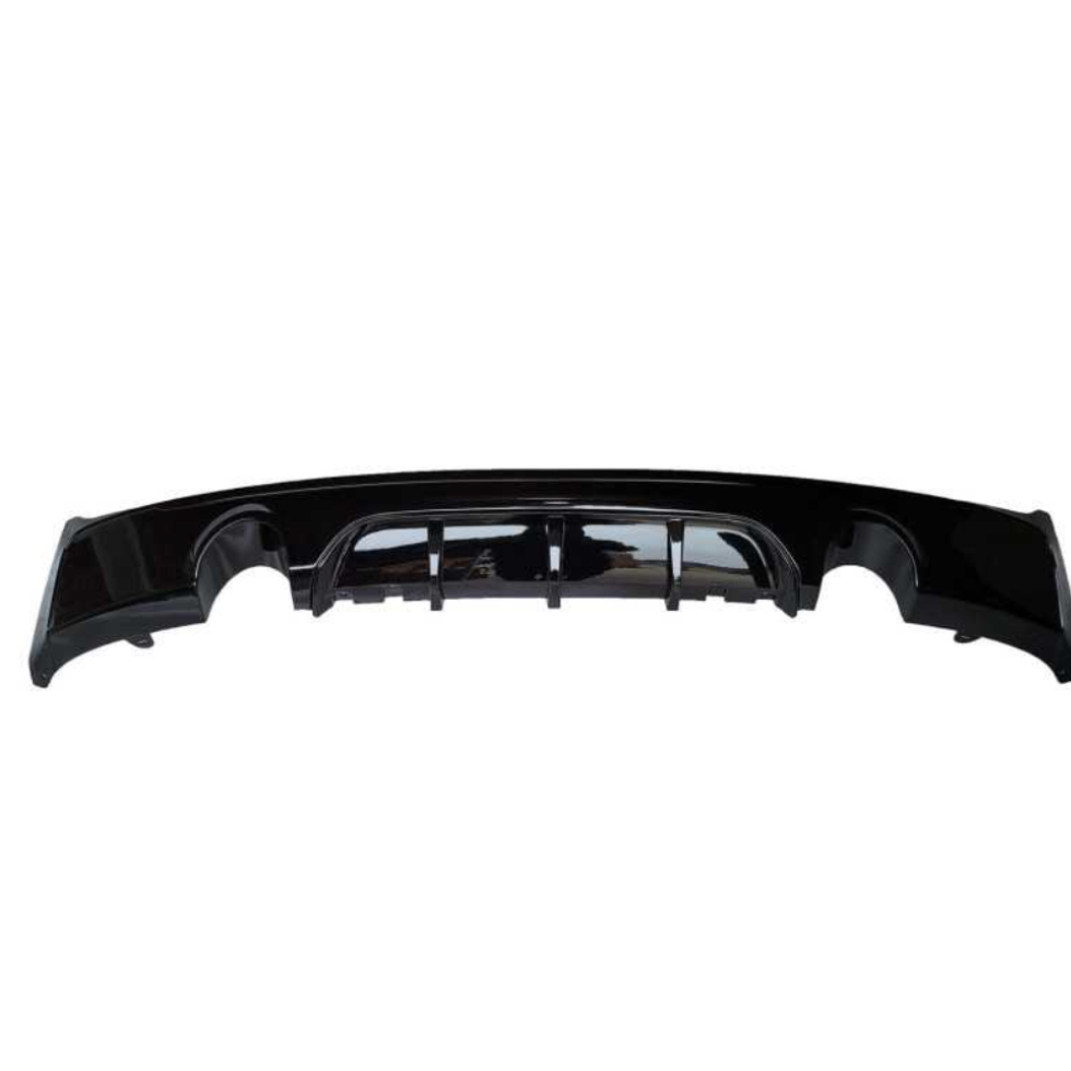 F22 DIFUSOR TRASERO LOOK M PERFORMANCE NEGRO BRILLANTE