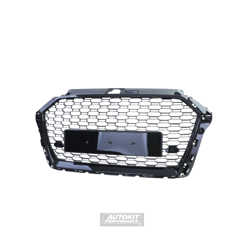 AUDI A3 / S3 LOOK RS3 16-19 MASCARA NEGRO BRILLANTE