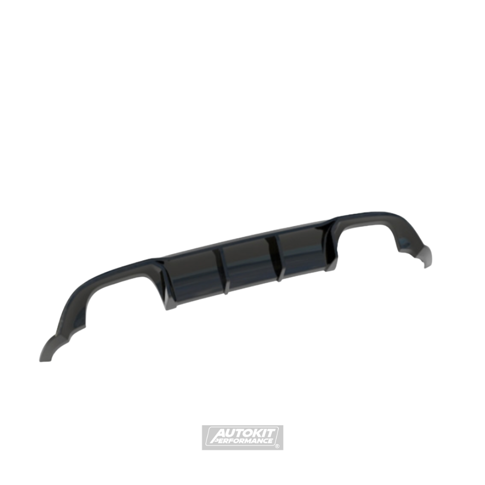 VOLKWAGEN GOLF MK7.5 LOOK R DIFUSOR TRASERO LOOK R NEGRO GLOSS